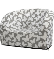 Armchair Misioo Smart - Grey with White Dots