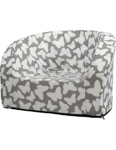 Armchair Misioo Smart - Grey with White Dots