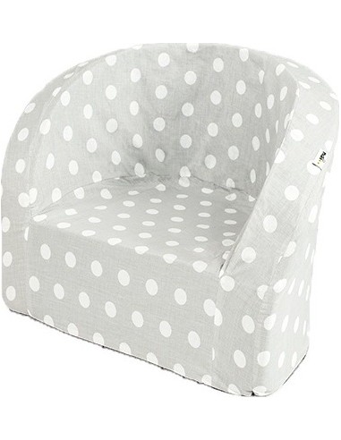 Armchair Misioo Smart - Grey With White Dots