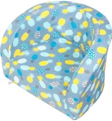 Armchair Misioo Smart - Grey with Blue Pineapples