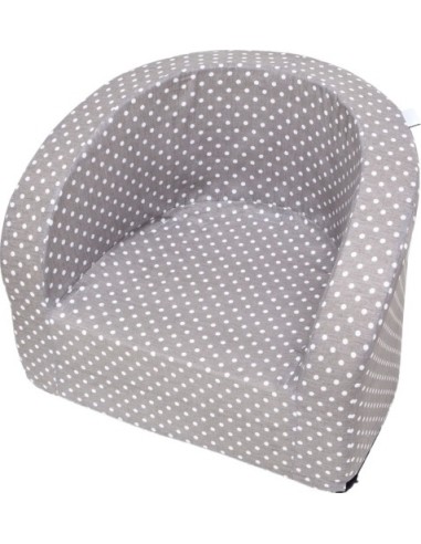Armchair Misioo Smart - Grey With Small White Dots