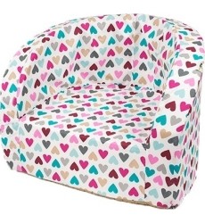 Armchair Misioo Smart - Colorful Hearts