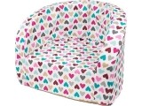 Armchair Misioo Smart - Colorful Hearts