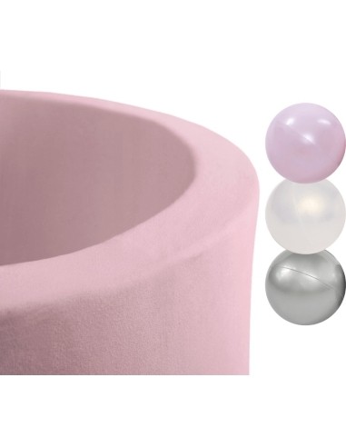 Ball Pool Set Misioo with 150 balls - Pink, Girlish Pattern