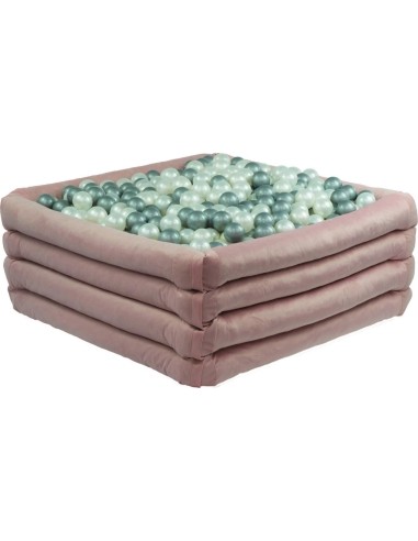 Ball Pool Misioo Comfort+ - Pink, Square, without Balls