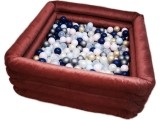 Ball Pool Misioo Comfort+ - Ruby, Square, without Balls