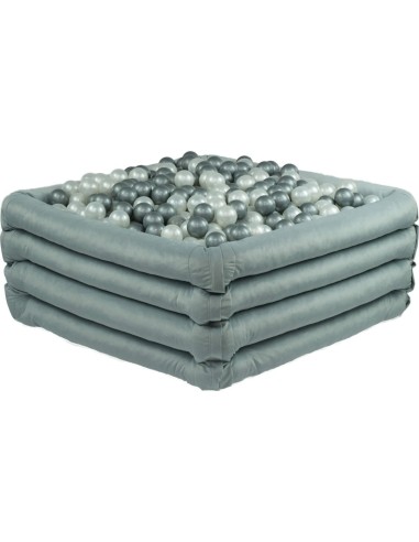 Ball Pool Misioo Comfort+ - Light Grey, Square, without Balls