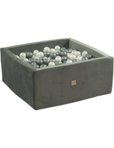 Ball Pool Velvet Soft - Grey, Square, without Balls