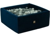 Ball Pool Misioo Velvet Soft - Navy Blue, Square, without Balls