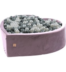 Ball Pool Misioo Velvet Heart - Lila, without Balls