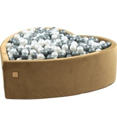 Ball Pool Misioo Velvet Heart - Gold, without Balls