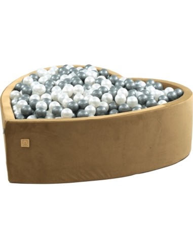 Ball Pool Misioo Velvet Heart - Gold, without Balls