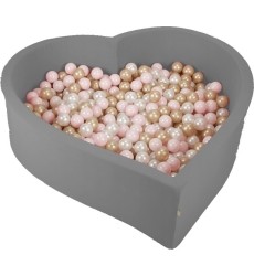 Ball Pool Misioo Heart - Grey, without Balls