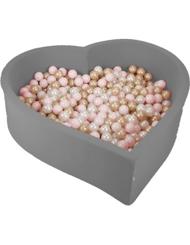 Ball Pool Misioo Heart - Grey, without Balls