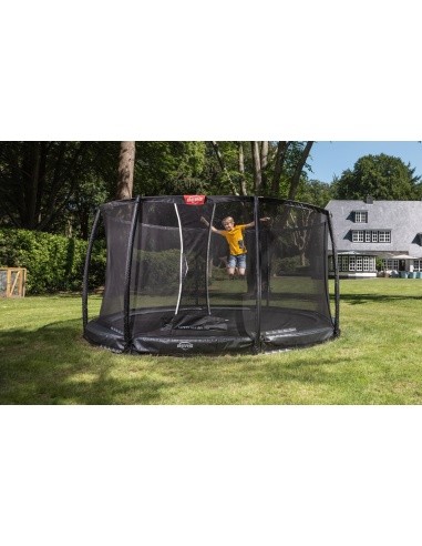 BERG Champion InGround 430 Grey + apsauginis tinklas Deluxe