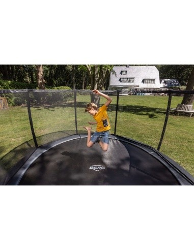 BERG Champion InGround 430 Grey + apsauginis tinklas Deluxe