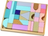 Wooden blocks 29 pcs. Ecotoys