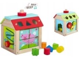 Wooden Educational Cube Sorter + Blocks Ecotoys