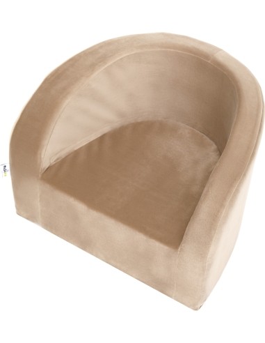 Kid's Armchair Misioo Velvet - Gold