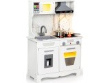 Wooden Children's Kitchen Ecotoys, with Sounds Led + Accessiores