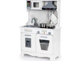 Wooden Children's Kitchen Ecotoys, with Sounds Led + Accessiores