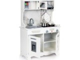 Wooden Children's Kitchen Ecotoys, with Sounds Led + Accessiores