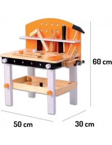Wooden workshop tool set Ecotoys