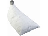 Pouf Bag with Pompom Misioo Velvet - Marble/White Pompom
