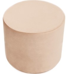 Pouf Misioo Round Velvet - Gold