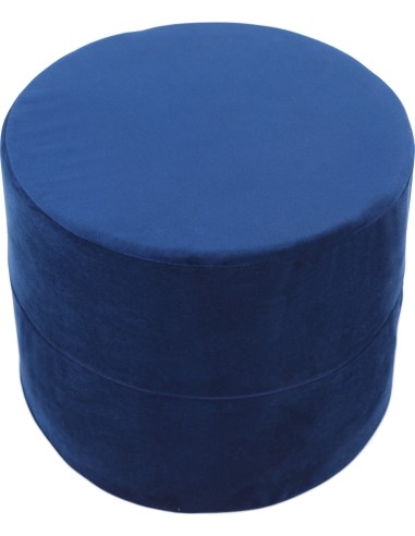 Pouf Misioo Round Velvet - Navy Blue