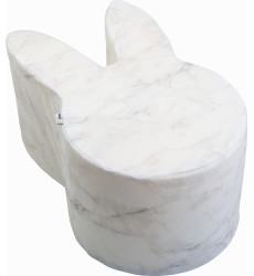 Pouf Misioo Rabbit - Marble