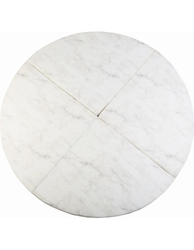 Playmat Misioo Round - White Marble