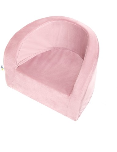 Kid's Armchair Misioo Velvet - Lila