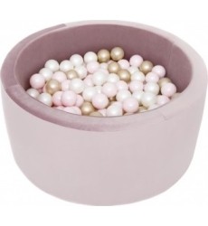 Ball Pool Misioo Velvet - Lila, Round, without Balls
