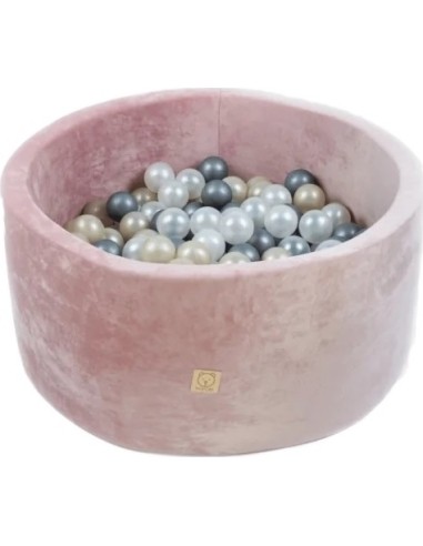 Ball Pool Misioo Velvet - Pink, Round, without Balls
