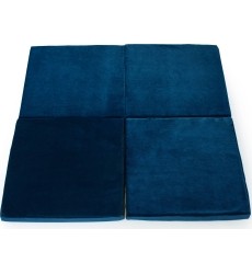 Kvadratinis žaidimų kilimėlis Misioo - indigo spalvos