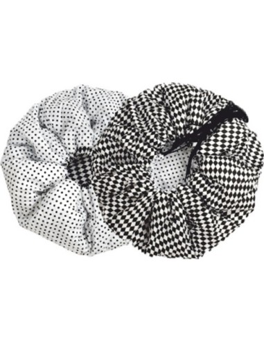 Playmat Misioo 2in1 - Black & White Rhombs