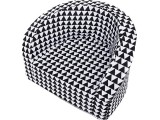 Armchair Misioo Smart - Black & White Triangles