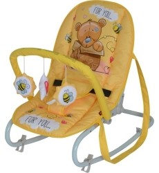 Baby Rocker Lorelli Top Relax Bear, Yellow