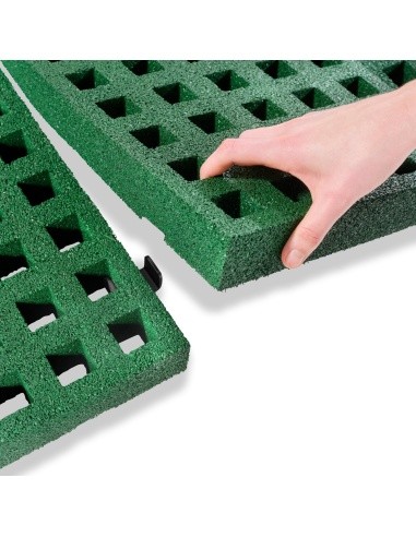 EXIT Dynamic įleidžiamas batutas 275x458 cm su Freezone apsauginėmis plytelėmis – juodas