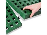 EXIT Dynamic įleidžiamas batutas 275x458 cm su Freezone apsauginėmis plytelėmis – juodas