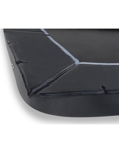 EXIT Dynamic įleidžiamas batutas 275x458 cm su Freezone apsauginėmis plytelėmis – juodas