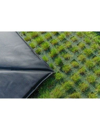 EXIT Dynamic įleidžiamas batutas 275x458 cm su Freezone apsauginėmis plytelėmis – juodas