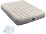 Inflatable mattress for sleeping double bed 191x137 cm beige INTEX 64102