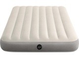 Inflatable mattress for sleeping double bed 191x137 cm beige INTEX 64102