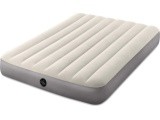 Inflatable mattress for sleeping double bed 191x137 cm beige INTEX 64102