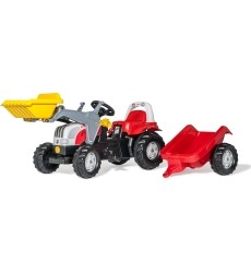 Minamas traktorius su samčiu RollyKid Steyr 6165 CVT