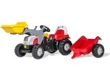 Minamas traktorius su samčiu RollyKid Steyr 6165 CVT