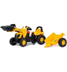 Minamas traktorius su samčiu RollyKid JCB
