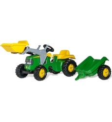 Minamas traktorius su samčiu RollyKid John Deere